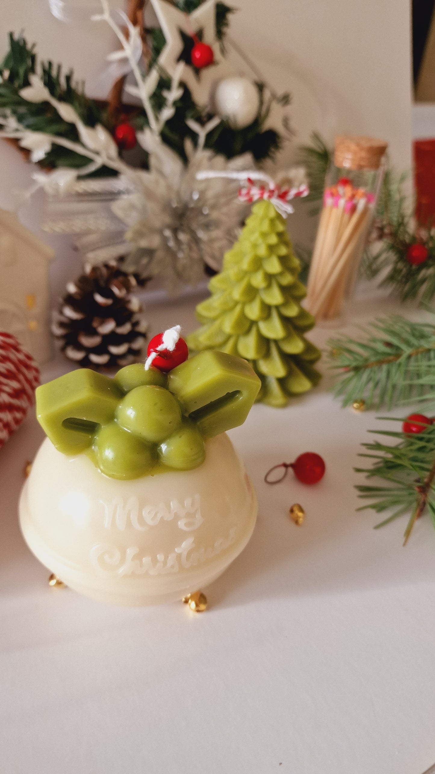 Bougie Boule de Noël