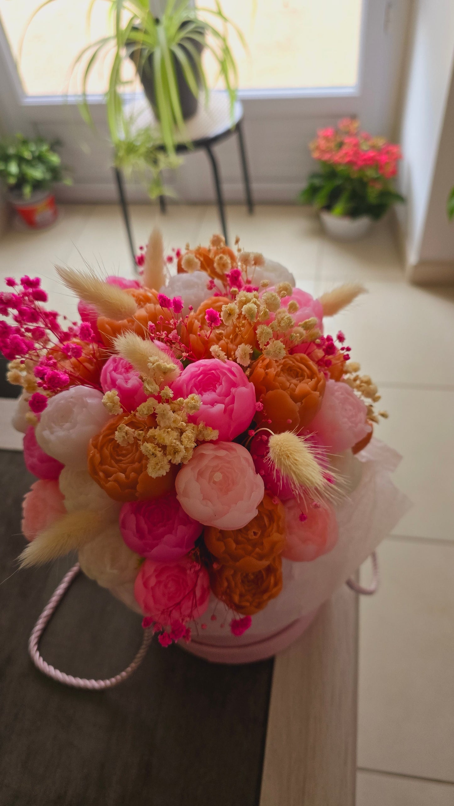 Bouquet de Bougies Roses