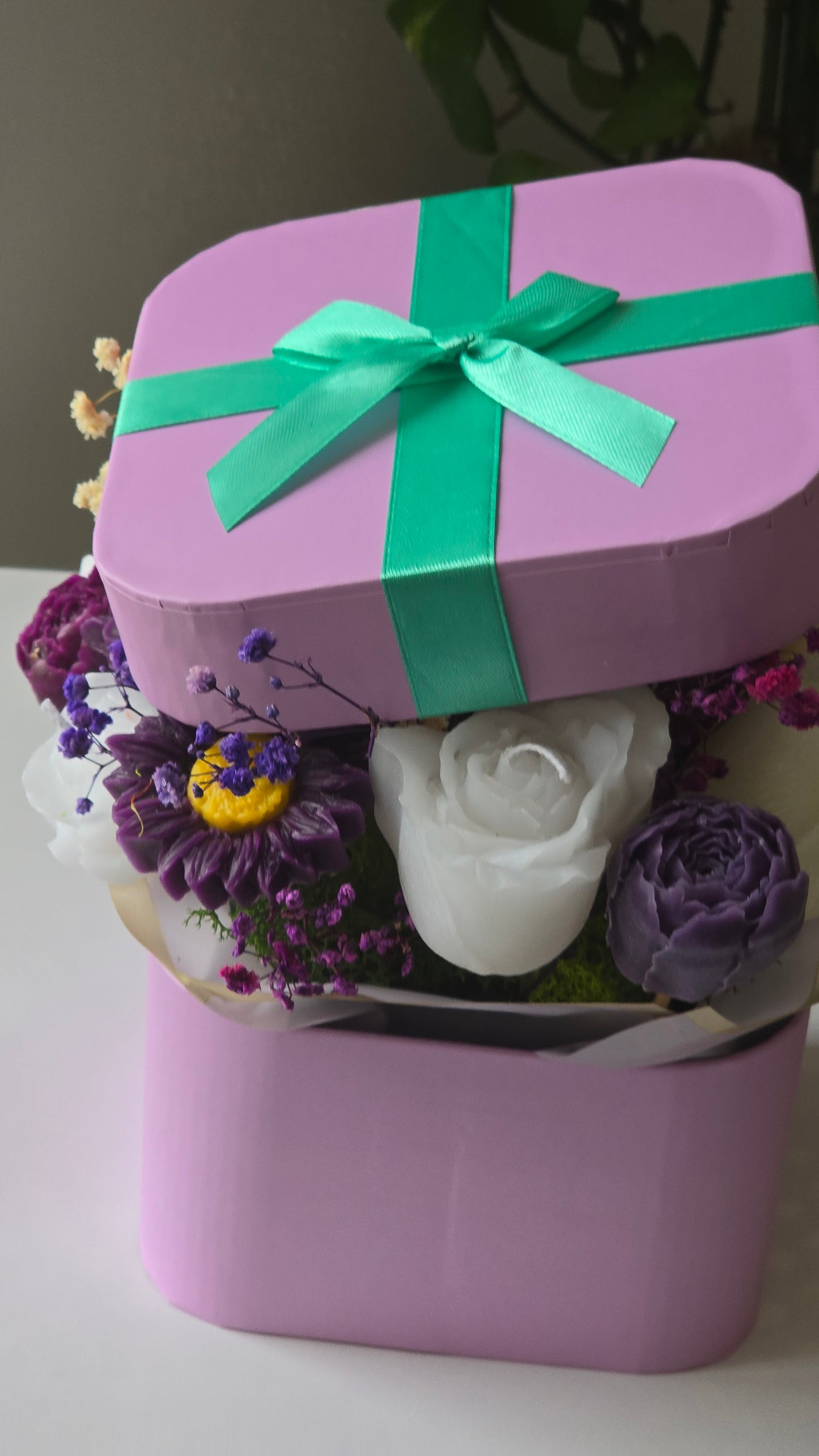 Bouquet de Bougies Floral Classique