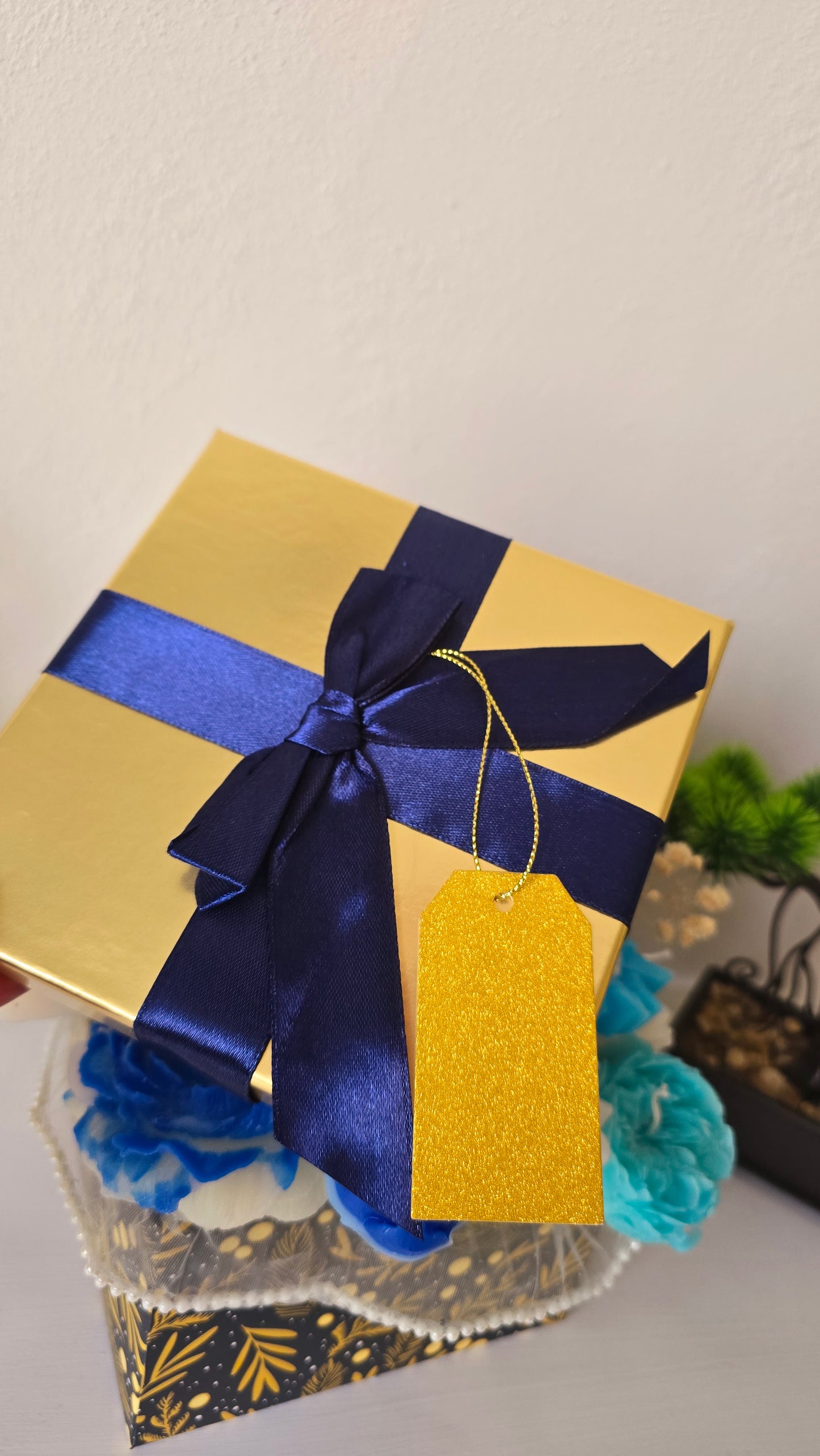 Bouquet de Bougies Buste & Fleurs