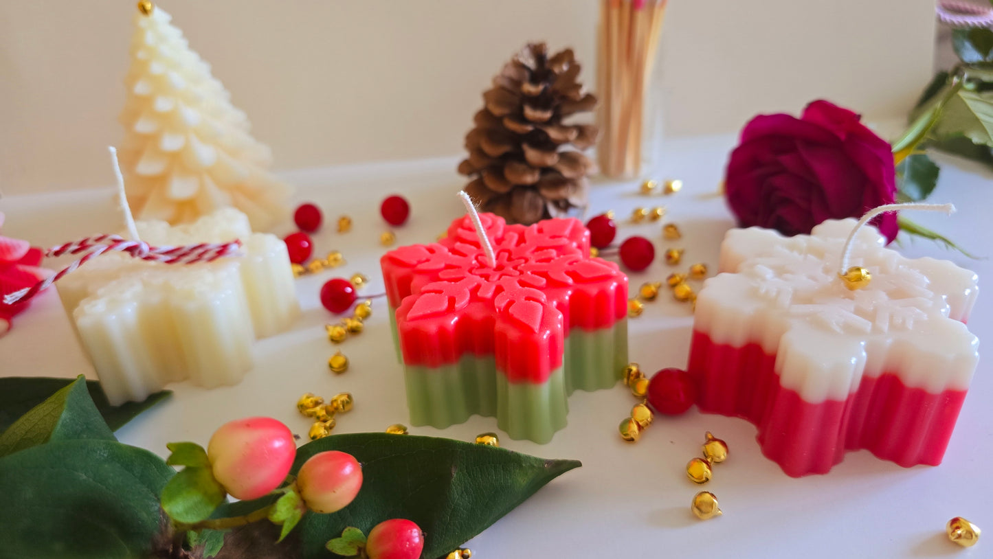 Bougie Flocon de Neige