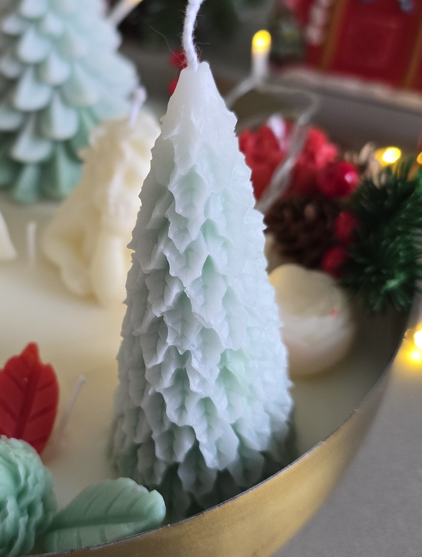 Bougie Sapin Givrée