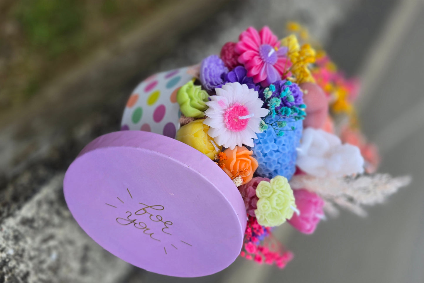 Bouquet de Bougies Ange Floral