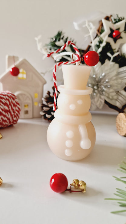 Bougie Bonhomme de neige Classique