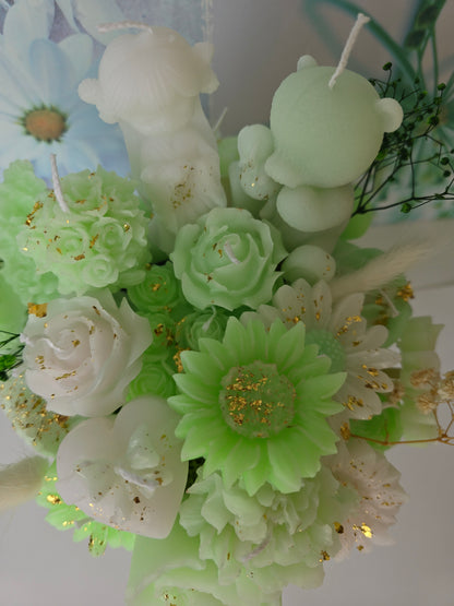 Bouquet de Bougies Ange & Fleurs