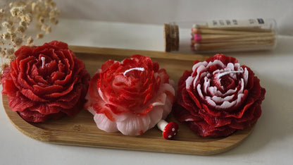 Plateau de Bougies Fleurs