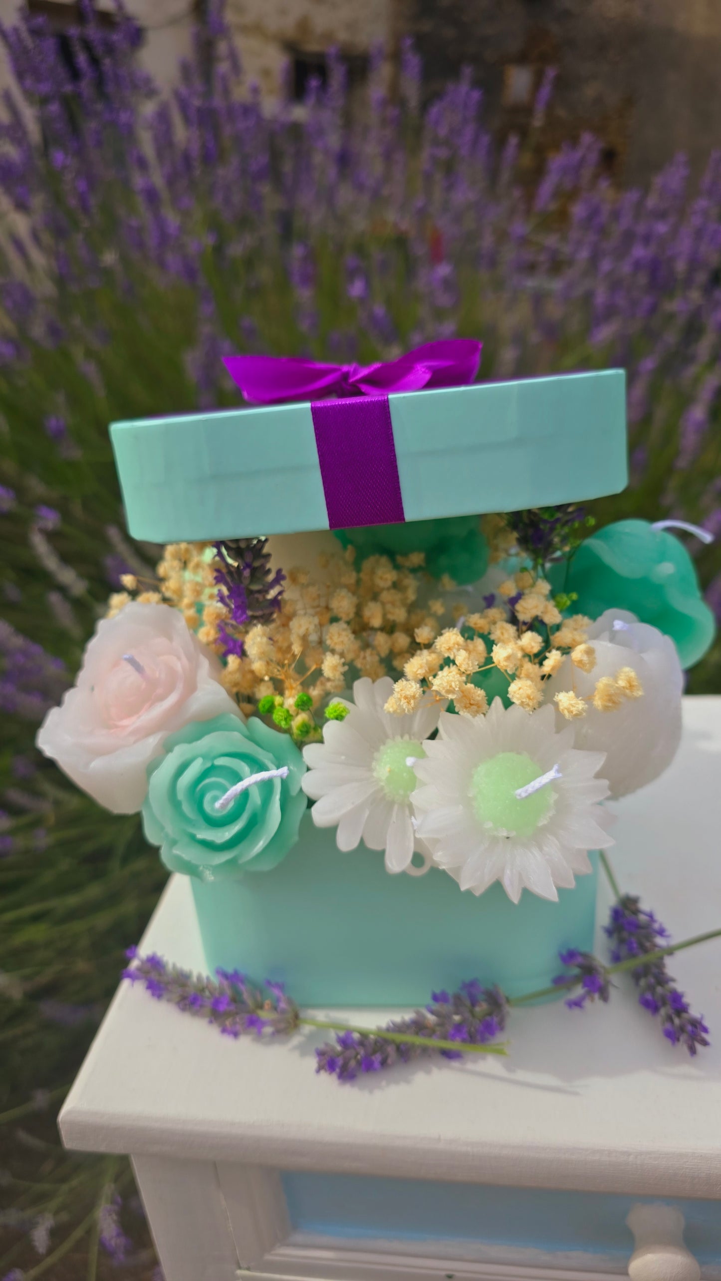 Bouquet de Bougies Ours Floral