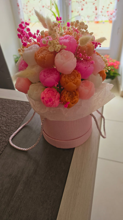 Bouquet de Bougies Roses