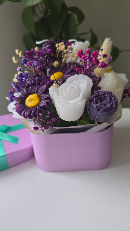 Bouquet de Bougies Floral Classique