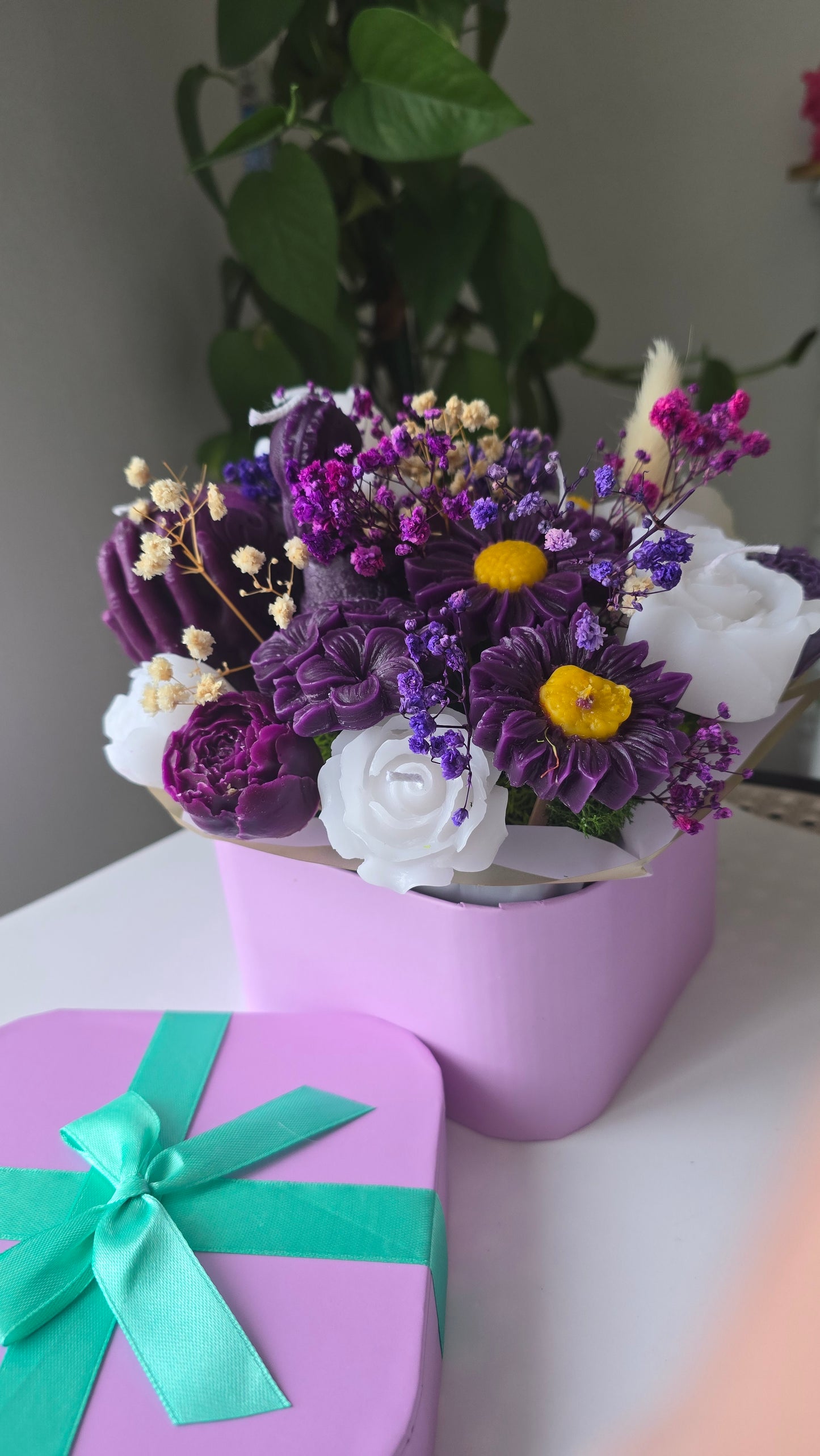 Bouquet de Bougies Floral Classique