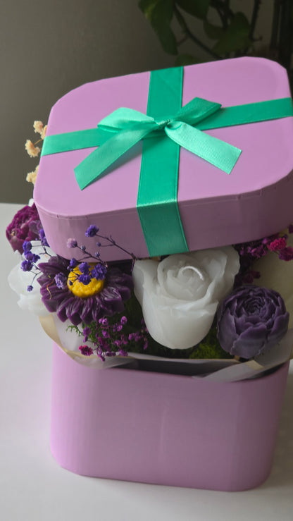 Bouquet de Bougies Floral Classique