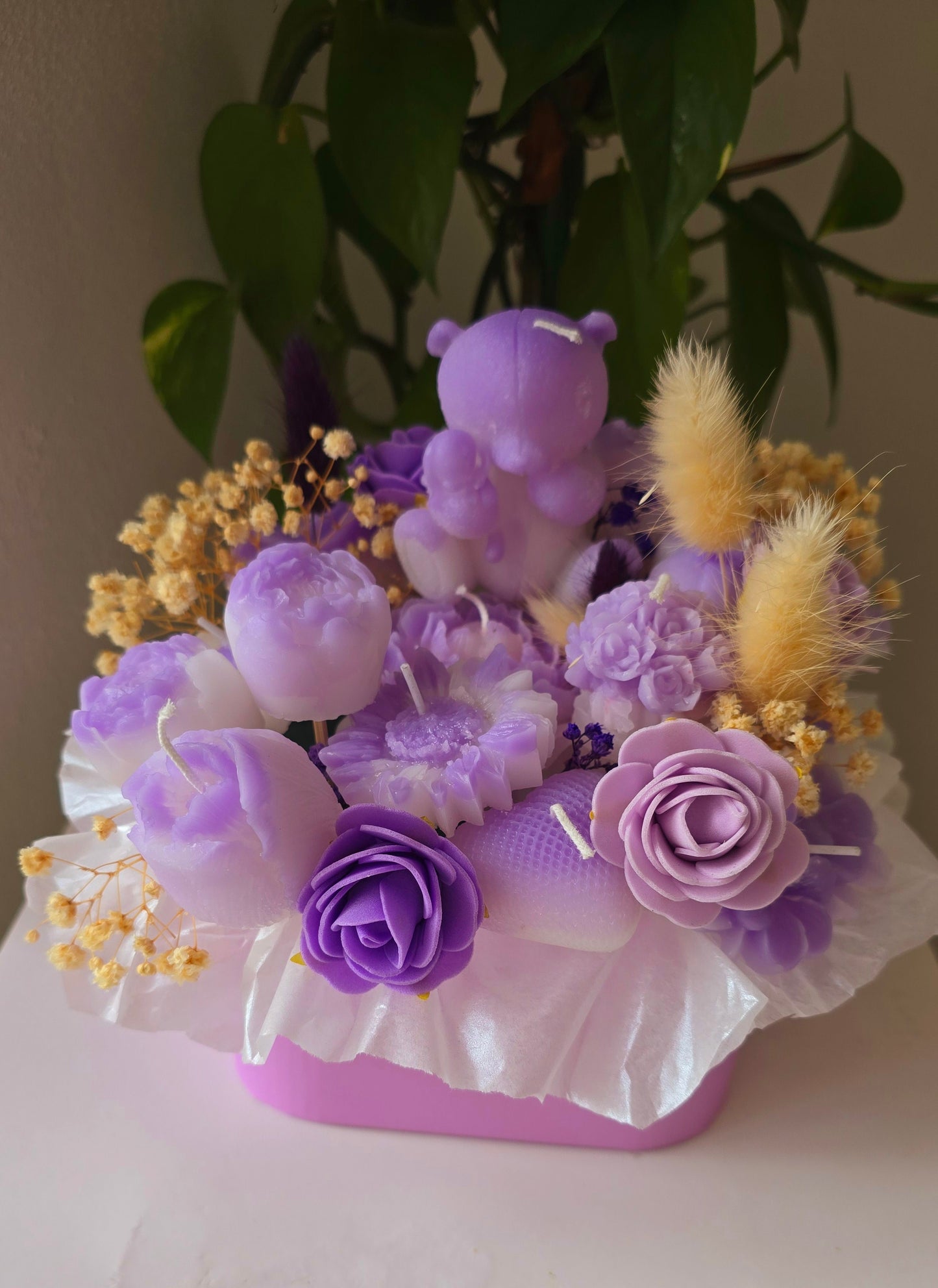 Bouquet de Bougies Ours Décoratif