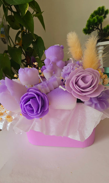Bouquet de Bougies Ours Décoratif