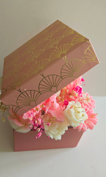 Bouquet de Bougies Buste Floral Classique