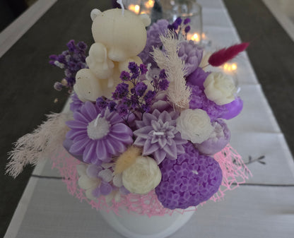 Bouquet de Bougies Ours Nature