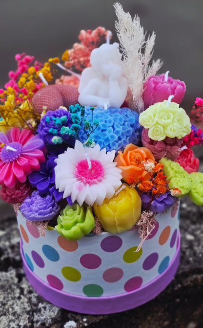 Bouquet de Bougies Ange Floral