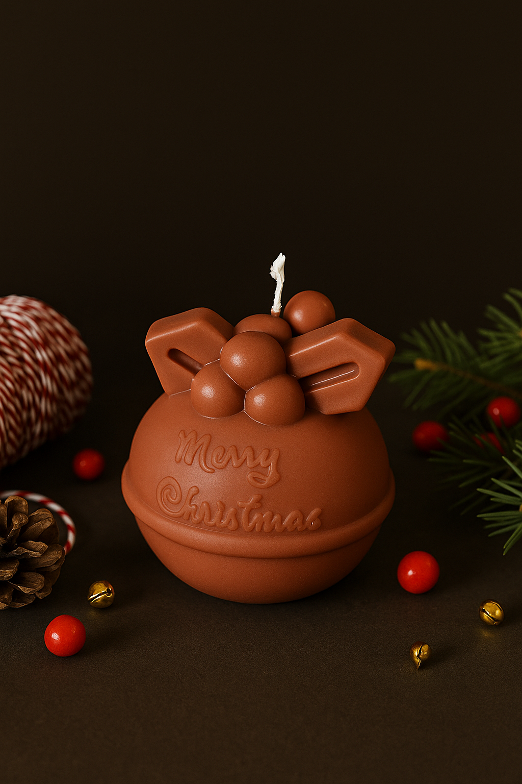 Bougie Boule de Noël