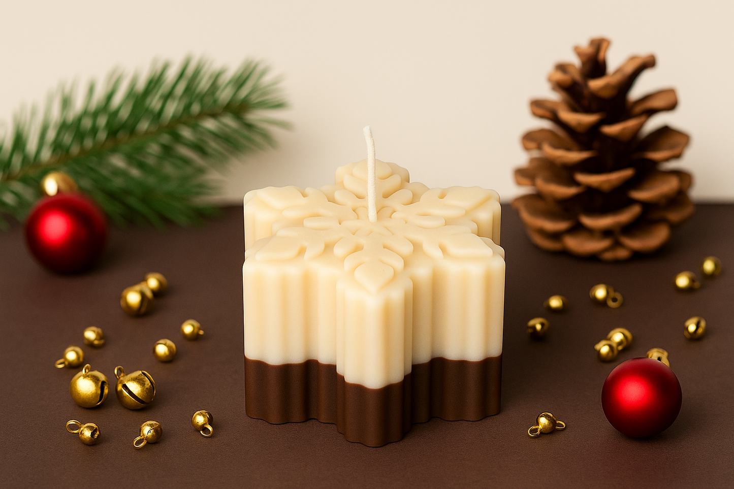 Bougie Flocon de Neige