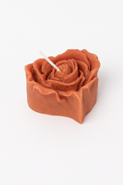 Bougie Rose en forme de coeur