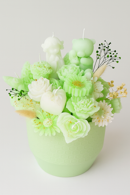 Bouquet de Bougies Ange & Fleurs