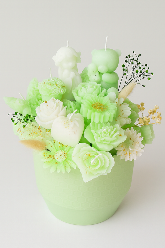 Bouquet de Bougies Ange & Fleurs