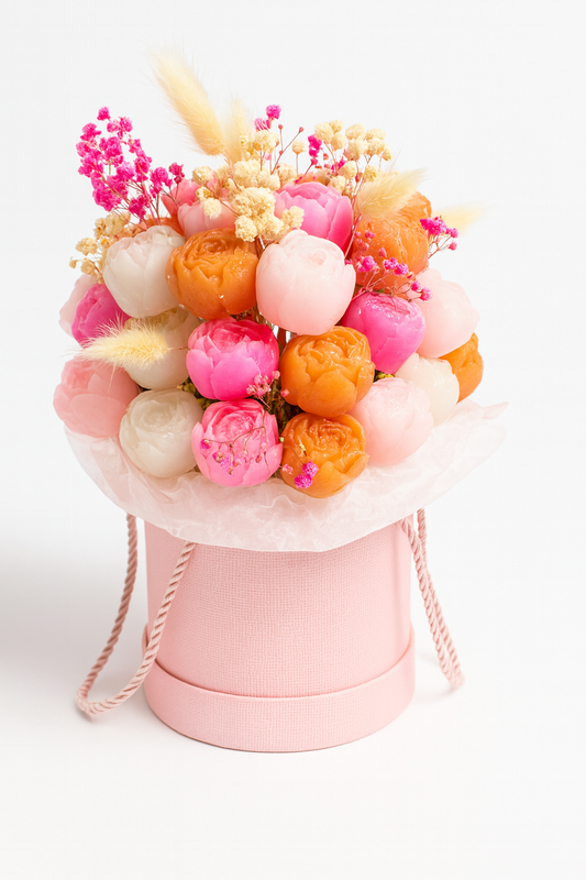 Bouquet de Bougies Roses