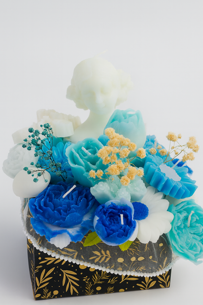 Bouquet de Bougies Buste & Fleurs
