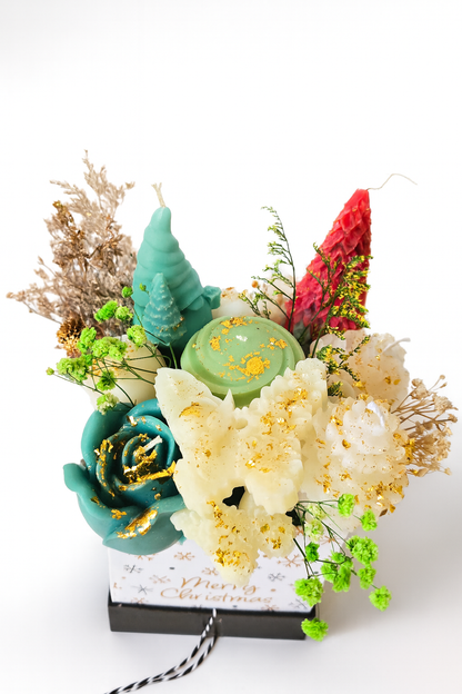 Petit Bouquet de Bougies de Noël