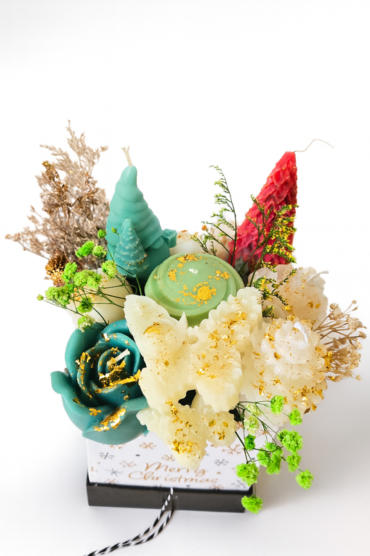 Petit Bouquet de Bougies de Noël