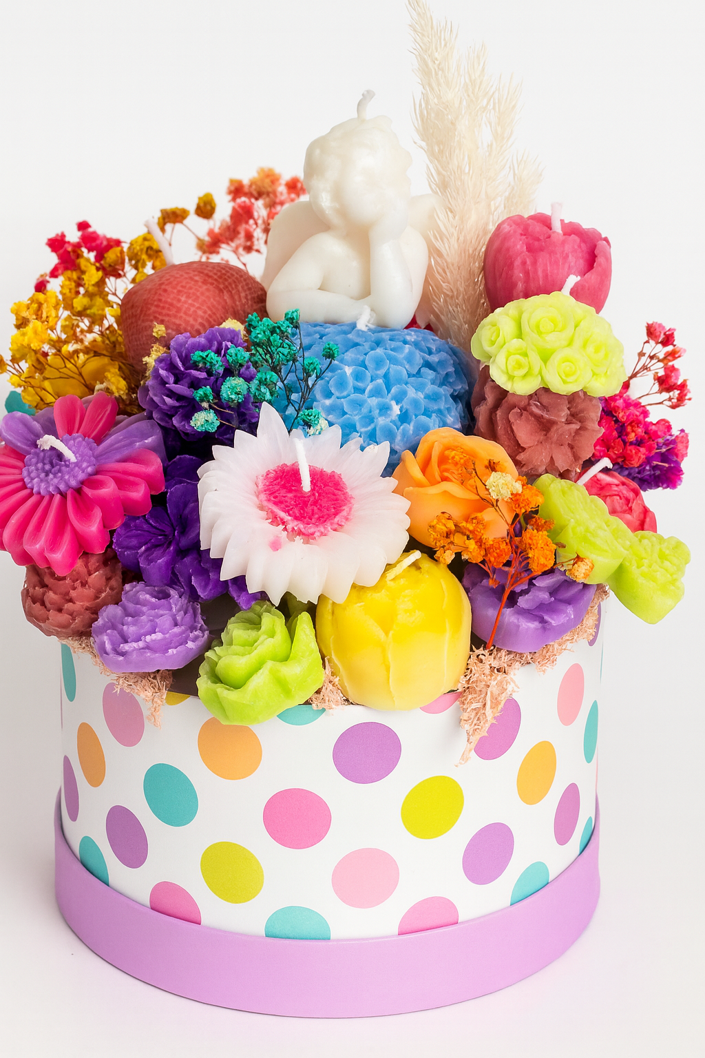 Bouquet de Bougies Ange Floral